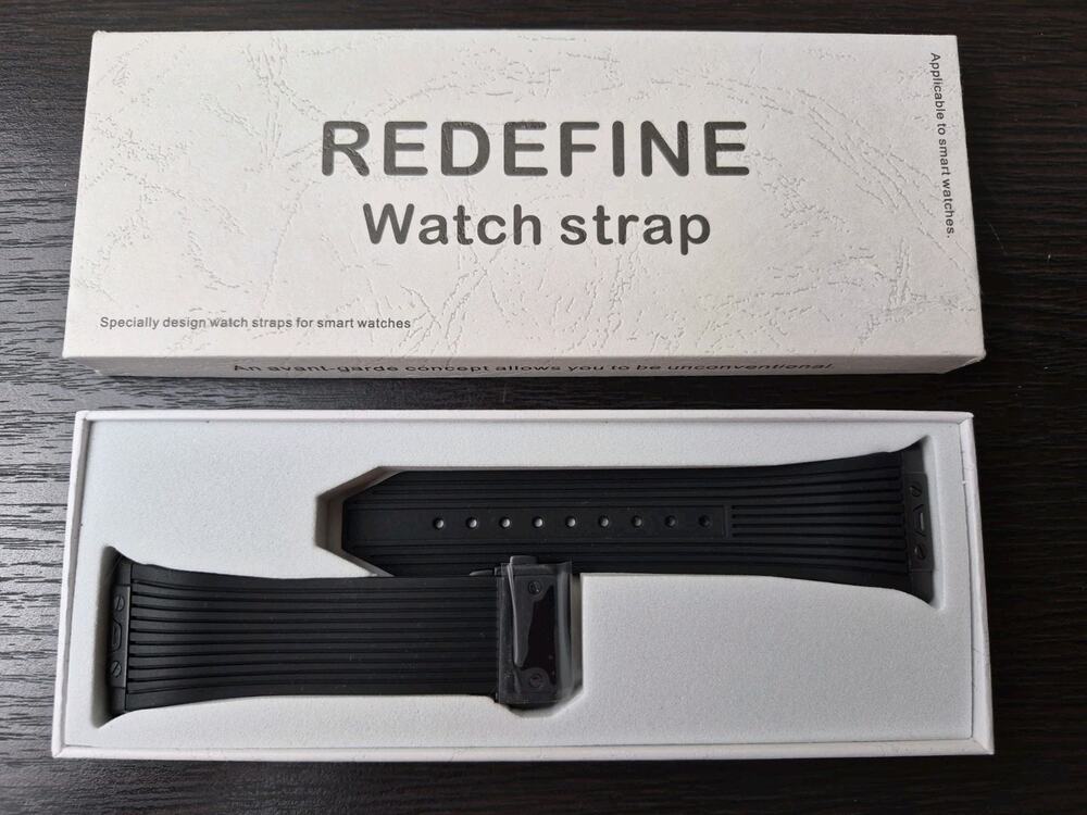 REDEFINE Watch Strap For Smart Watches Black 47mm Samsung Galaxy Waterproof